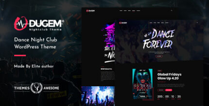 Dugem Dance Night Club WordPress Theme