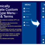 Dynamically Populate Custom Post Type Menu - Post & Terms