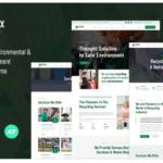 Ecofix - Recycling Services & Waste Management Wordpress Theme