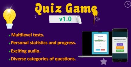 Educational Quiz Game - HTML5 Game