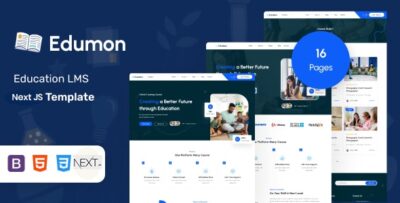 Edumon - Education Next JS Template