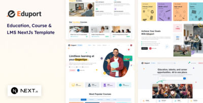 Eduport - Next.js Education Course and LMS Template
