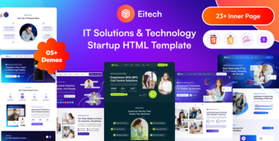 Eitech - IT Solutions & Technology Startup HTML Template