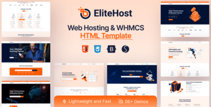 Elitehost - Web Hosting & WHMCS HTML Template