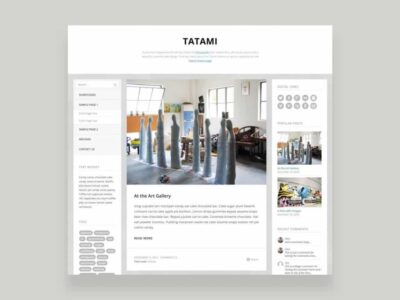 Elmastudio Tatami WordPress Theme