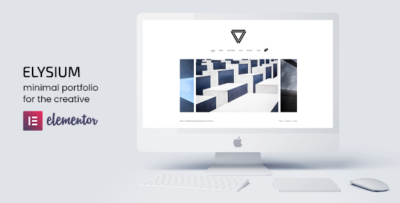 Elysium - Minimal WordPress Portfolio Theme