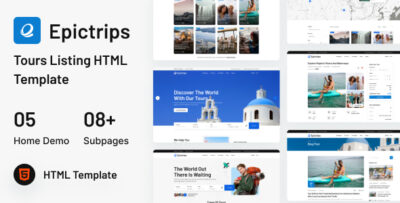 EpicTrips- Travel & Tour Booking HTM Template