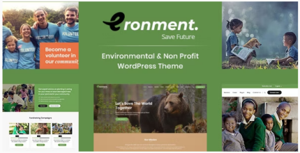 Eronment - Environmental WordPress theme