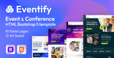 Eventify - Event & Conference HTML Bootstrap 5 template