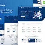 Everpay - Online Payment Gateway & Fintech Elementor Template Kit
