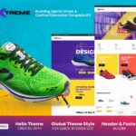 Extreme - Running Sports Shoes & Clothes Elementor Template Kit