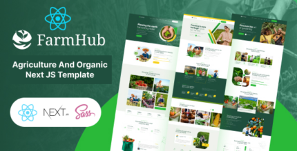 FarmHub - Agriculture Farming Next js Template