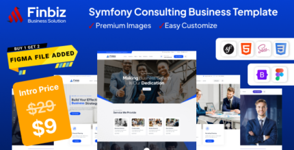 Finbiz - Symfony - Consulting Business Template + RTL