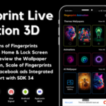 Fingerprint Live Animation 3D with AdMob Ads Android