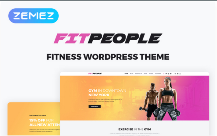 FitPeople - Fitness Elementor WordPress Theme