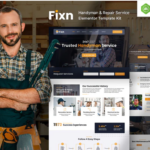 Fixn - Handyman & Repair Service Elementor Template Kit