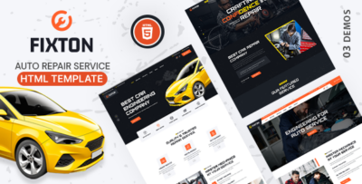 Fixton - Auto Repair Services React and NextJS Template