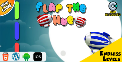 Flap the Hue HTML5 Construct 3 Game