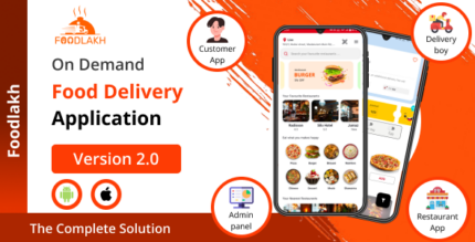 Food Mobile App UberEats Clone Food Delivery App Restaurant Delivery App FoodLakh