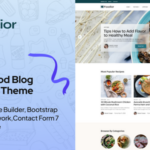 Foodior - Personal Food Blog WordPress Theme