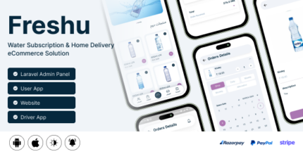 Freshu - Water Subscription and Delivery eCommerce Flutter