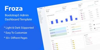 Froza - Bootstrap5 Admin Template