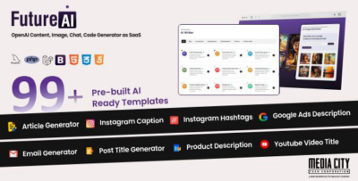 Future Ai - OpenAI Content, Image, Chat, Code Generator as SaaS v2.0