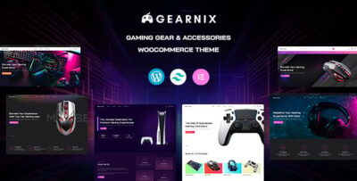 Gearnix - Gaming Gear & Accessories Tailwind CSS WooCommerce Theme