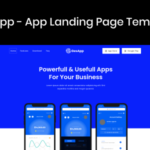 GesApp - App Landing Page Template