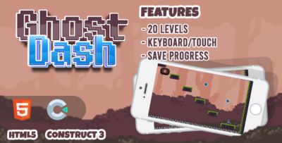 Ghost Dash HTML5 Construct 3 Game