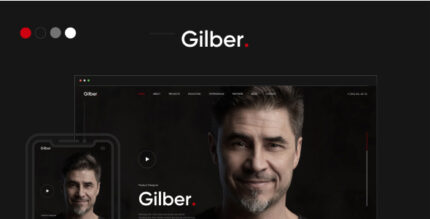 Gilber - Personal CVResume WordPress Theme