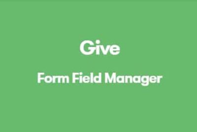 Give Form Field Manager