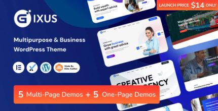 Gixus Multipurpose Business WordPress Theme