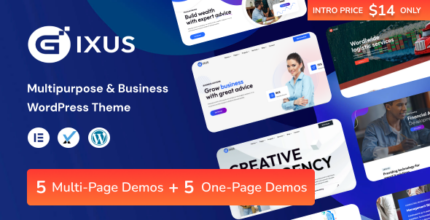 Gixus Multipurpose Business WordPress Theme