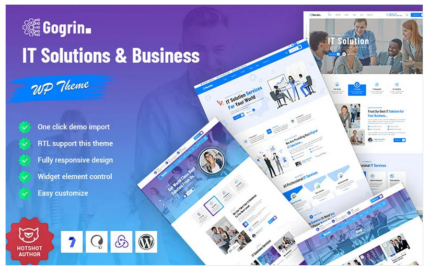 Gogrin - IT Solutions & Business Service WordPress Theme