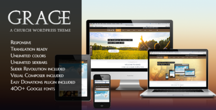 Grace – A Responsive Church WordPress Theme