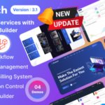Gratech - Multi-Business Services with Advanced Page Builder & Workflow Tools