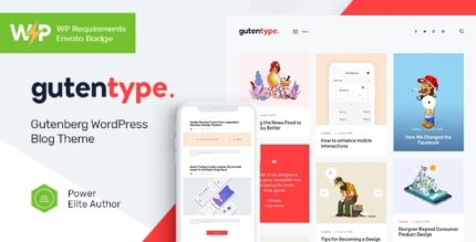 Gutentype %Gutentype | % Gutenberg WordPress Theme for Modern Blog