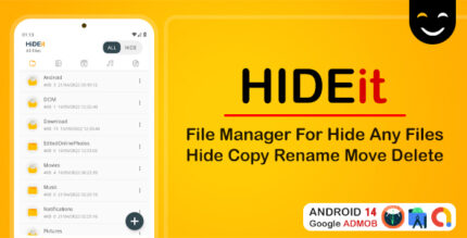 HIDEit - File Manager - Hide Any Files - Hide Photo Video