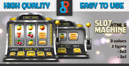 HTML Realistic Slot Machine