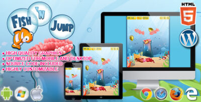 HTML5 Game - Fish 'n Jump