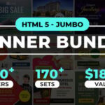 HTML5 Jumbo Banner Bundle - Most Popular 170+ Banner Sets designed in Google Web Designer
