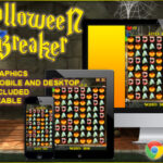 Halloween Breaker - HTML5 Match 3 Game