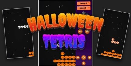 Halloween Tetris - Cross Platform Puzzle Game