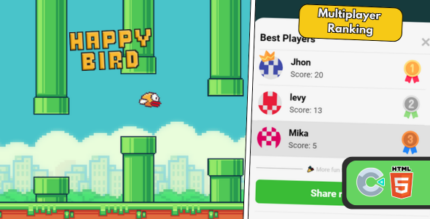 Happy Bird - HTML5 Game (Ranking)