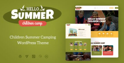 Hello Summer A Children Holiday Camp WordPress Theme