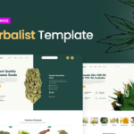 Herbalist - Medical Marijuana Store Elementor Template Kit