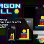 Hexagon Fall - HTML5 Skill Game