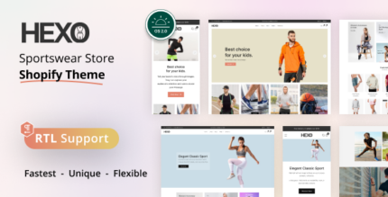 Hexo - Sportswear Shopify Theme 2.0