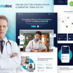 Holadoc - Online Doctor Consultation Elementor Template Kit